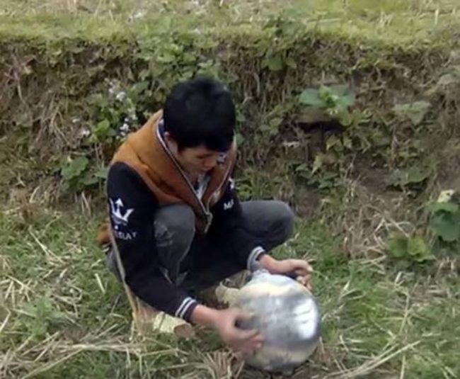 On January 2, media in Northern Vietnam reported that officials recovered three mysterious metal spheres that crashed to Earth without explanation.