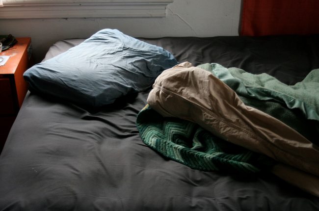 Bed sheets become contaminated with sweat and dead skin cells. They also soak up <em>other</em> bodily fluids you may produce overnight.