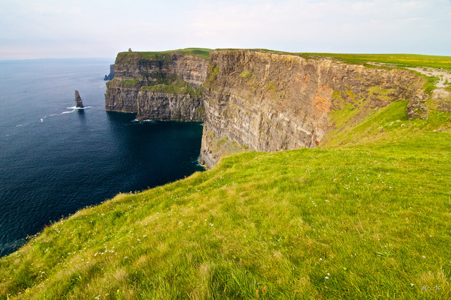 Get to know what green really looks like at the Cliffs of Moher.