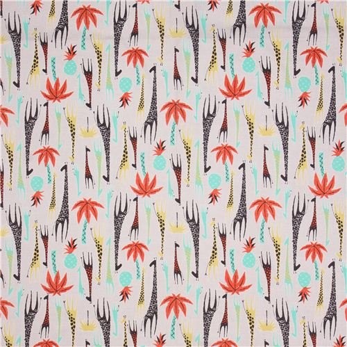 Surely <a href="http://www.amazon.com/patterned-Giraffes-Michael-Miller-multiples/dp/B015MEDISO/?_encoding=UTF8&amp;tag=vira0d-20" target="_blank">this giraffe fabric</a> will be turned into something very classy and elegant.