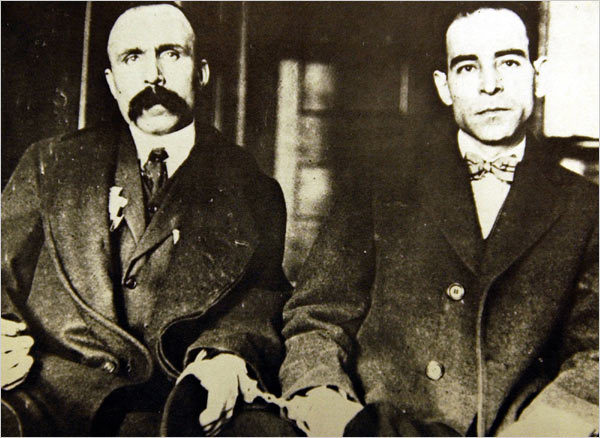 Sacco and Vanzetti, 1921.