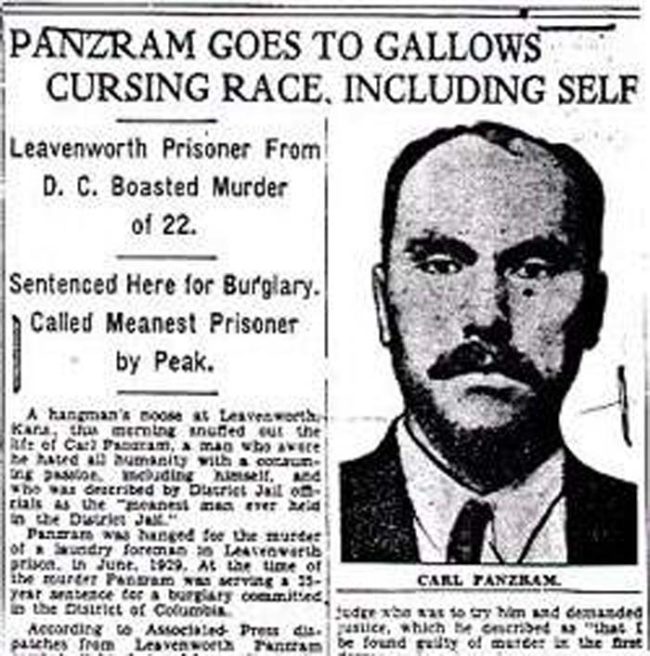 While awaiting execution, Panzram was given a pen and some paper by a sympathetic guard. He then began working on his autobiography.