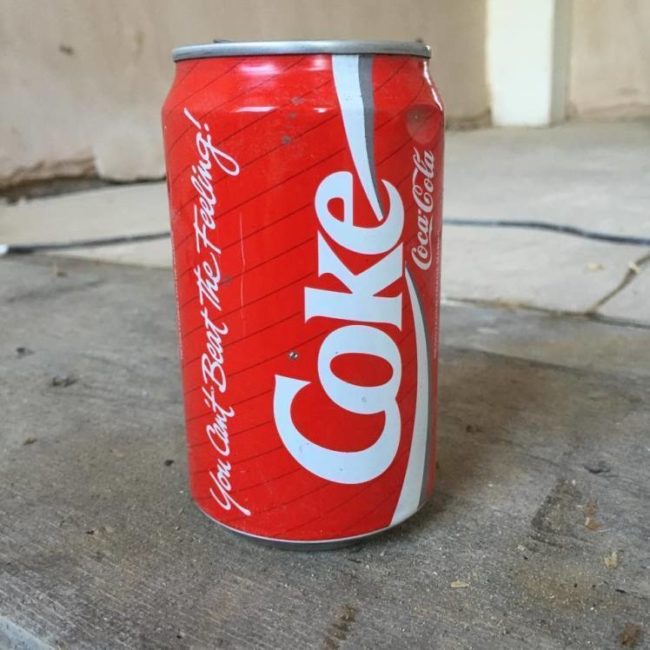 Someone else came across a 23-year-old can of Coke.