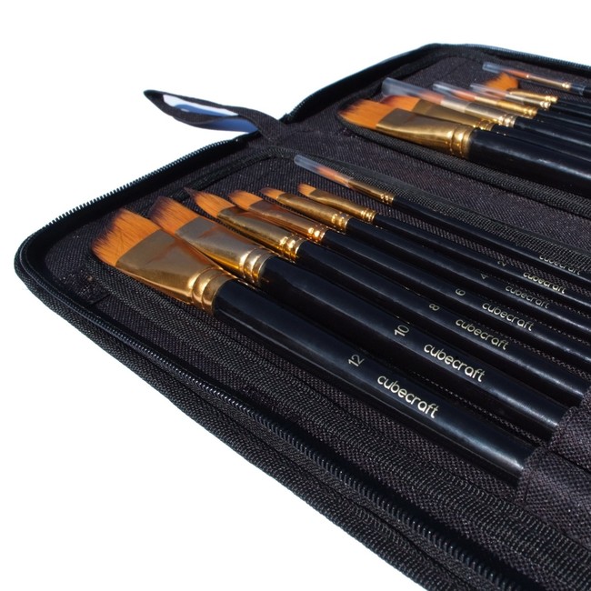 A <a href="http://www.amazon.com/CubeCraft-Art-Paint-Brushes-Watercolor/dp/B00XHSJJM2/?_encoding=UTF8&amp;tag=vira0d-20" target="_blank">nice set of brushes</a> will go a long way. 
