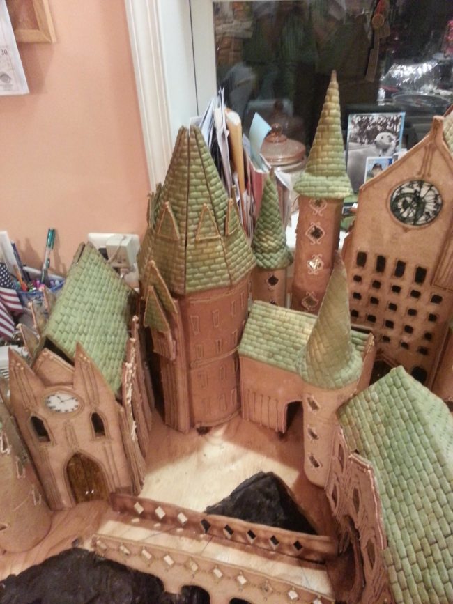 They went ahead and made Hogwarts out of cookies!