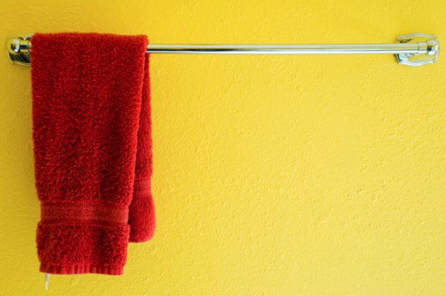It seems silly that something you pat your clean body with is so dirty, but bath towels are filled with dead skin and all kinds of other bacteria you wipe off when you're done showering.