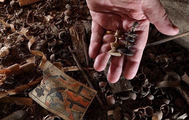 Someone found over 4,000 game pieces under their floorboards.