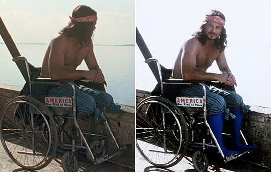 So THAT&rsquo;s how they created Lieutenant Dan&rsquo;s signature look.