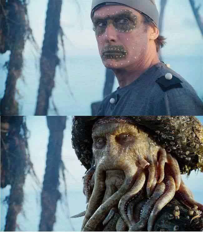 The work that is done on the set of the Pirates of the Caribbean films is flawless.