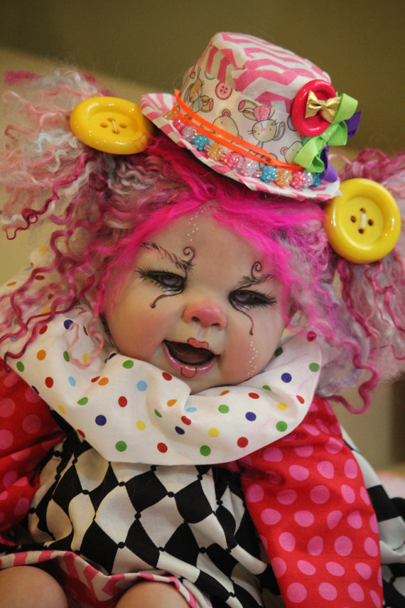 Oh, look! A clown baby. Life sucks.