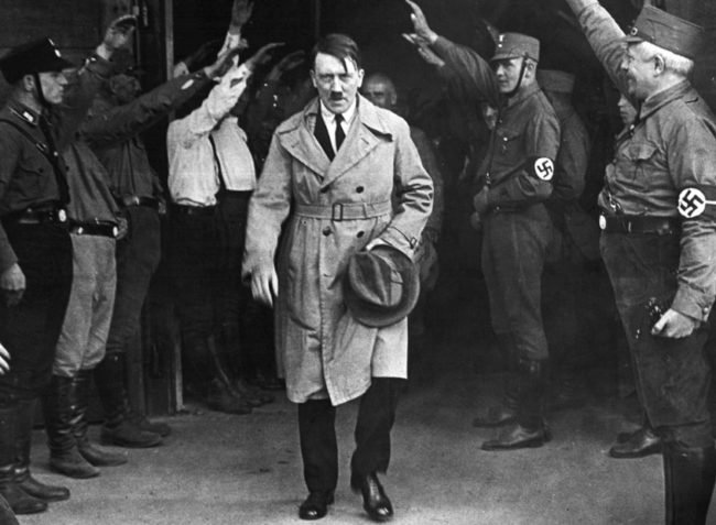 Adolf Hitler is mentioned 7.7 times a month in Congressional meetings.