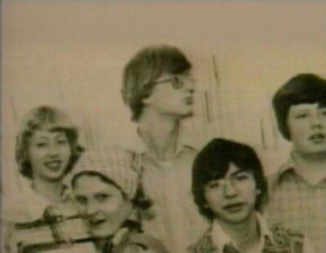 During his senior year of high school, Jeff had friends on the yearbook staff. They thought it would be hilarious to try to sneak him into as many group photos as they could.