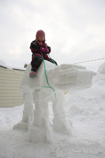 Get this little girl off of planet Hoth.