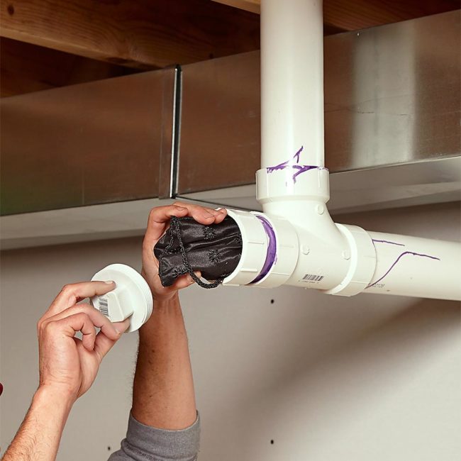 Install some non-functioning PVC pipe in the garage.