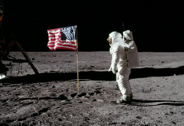 Shortly after stepping foot on the moon, Buzz Aldrin became the first person to urinate on it.