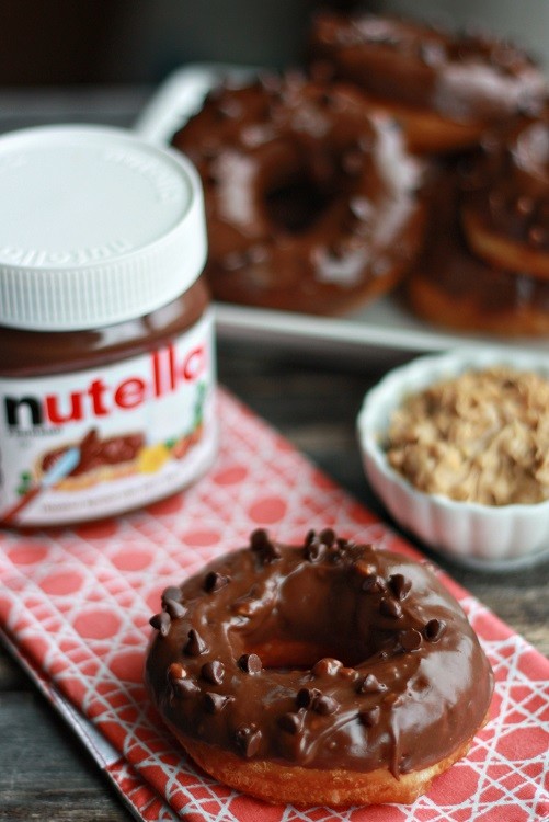 Or maybe you like your easy-as-pie doughnuts <a href="http://notyourmommascookie.com/2013/07/easy-nutella-peanut-butter-glazed-doughnuts/" target="_blank">covered in Nutella</a>?