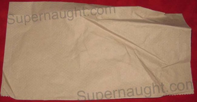 Charles Manson has some bizarre pieces of memorabilia out there. Take for example this authentic, unused prison paper towel that he supposedly owned. Just $125.