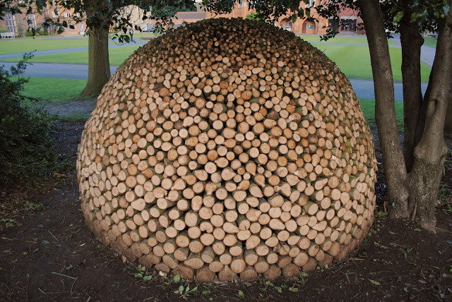This is how all logs should be stacked.