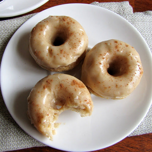 For a smooth transition into the desserts, these brown butter-glazed <a href="http://rumblytumbly.com/2013/06/11/baked-banana-donuts-with-brown-butter-glaze/" target="_blank">banana donuts</a> are sure to delight.