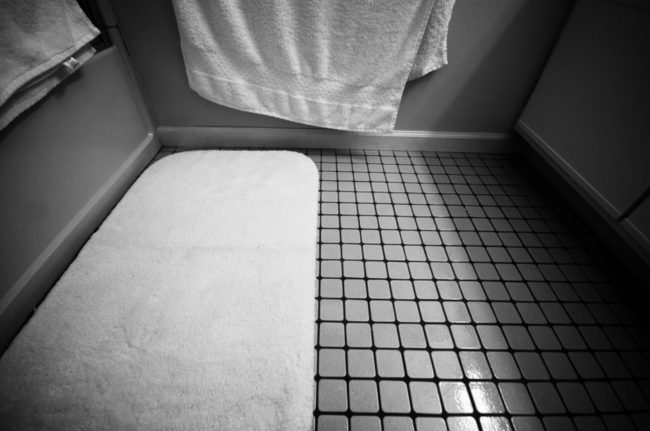 Bath mats are wet and usually placed in a dark bathroom, which is the environment that bacteria thrives on. Because of this, they're one of the most contaminated items in your house.