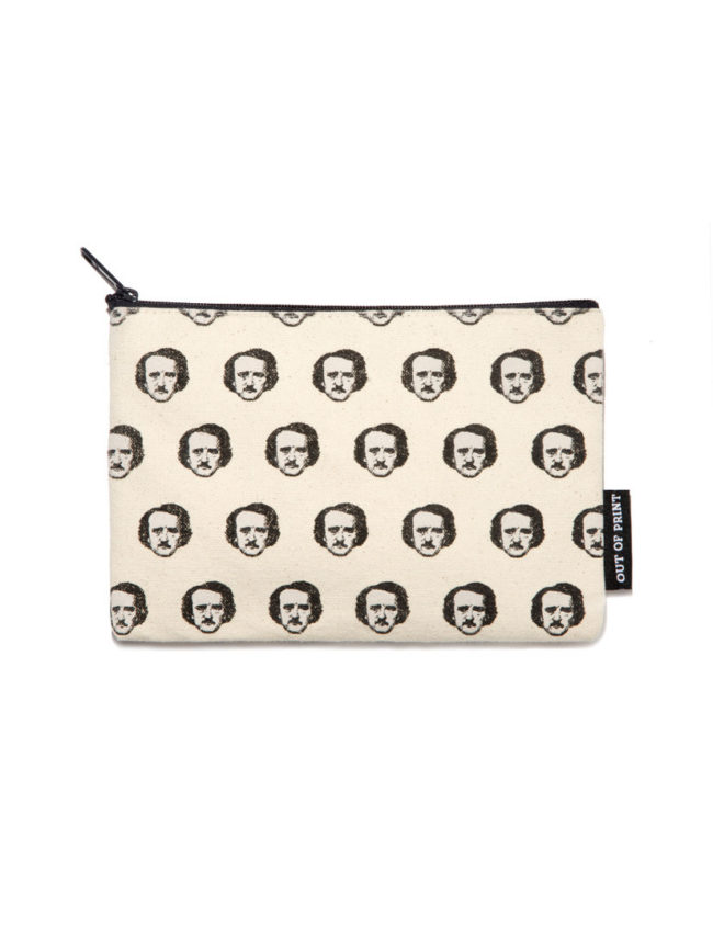 Edgar Allan Poe would be honored for you to carry your change in his coin purse.