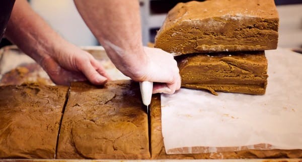 Because of the way it's made, gingerbread is a great building tool.