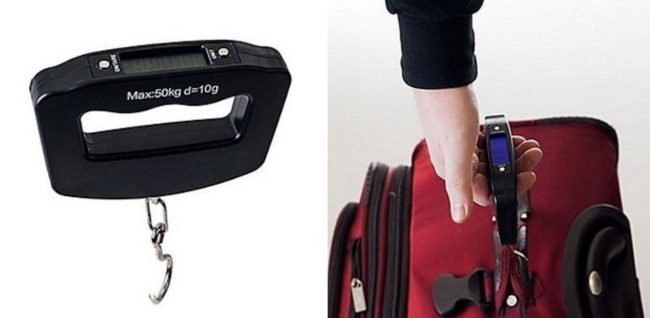 Portable luggage scales are great for travelers.