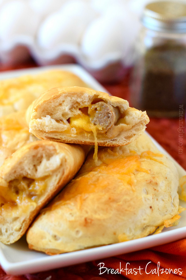 Obviously, there are plenty of ways to use biscuits for breakfast...but these <a href="http://www.wineandglue.com/2015/06/breakfast-calzones.html" target="_blank">egg, sausage, and cheese calzones</a> are so yummy.