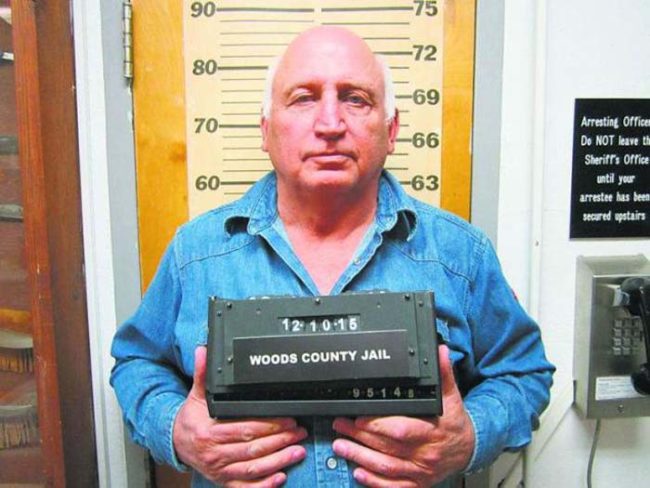 Meet 62-year-old John Parsley, seen here in his Woods County Jail mugshot.
