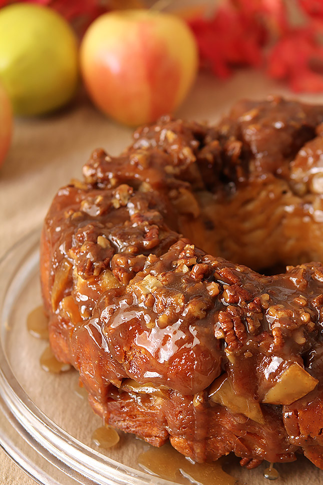 This <a href="http://www.creative-culinary.com/caramel-apple-monkey-bread/" target="_blank">caramel apple monkey bread</a> is probably better left to dessert, though.
