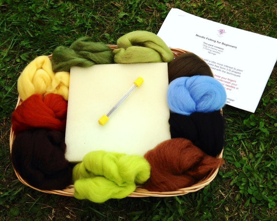 Is your creative pal always looking to take up a new skill? Give them this <a href="https://www.etsy.com/listing/213824135/needle-felting-kit-beginners-starter?ref=market" target="_blank">beginner's needle-felting kit</a>.