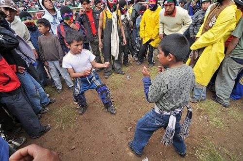 It's traditional for everyone in Peru to straight-up fight each other when the holiday rolls around.