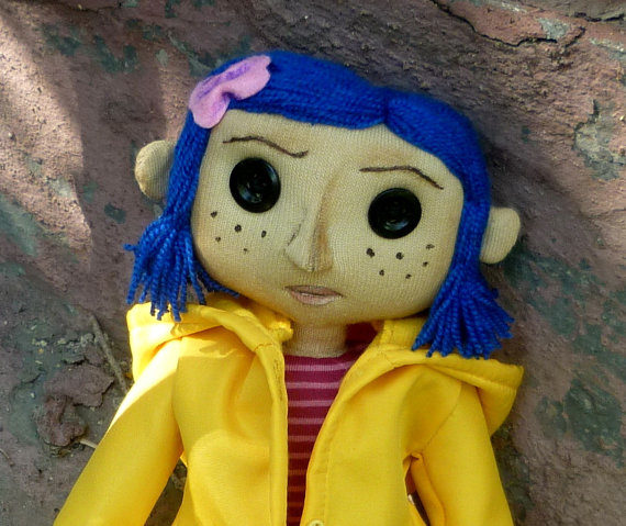 A creepy Coraline doll will always keep you company.