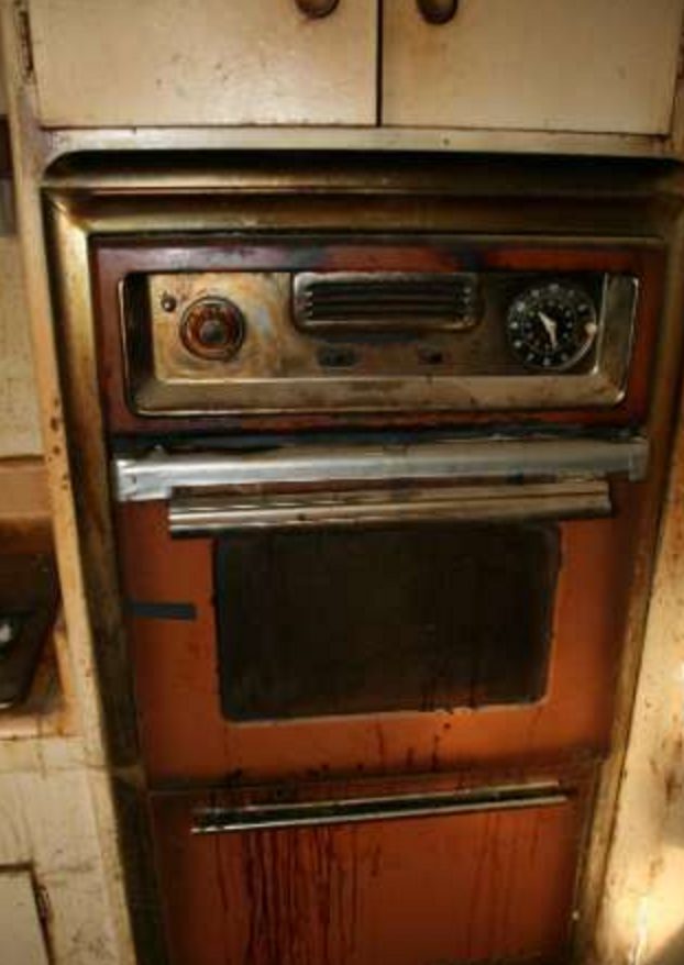 This rare stove was actually imported here from the 1986 Chernobyl disaster.