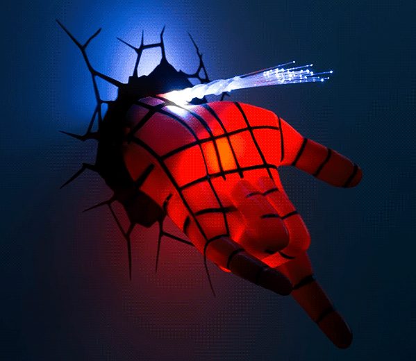 3-D Spider-Man Wall Light - $29.99