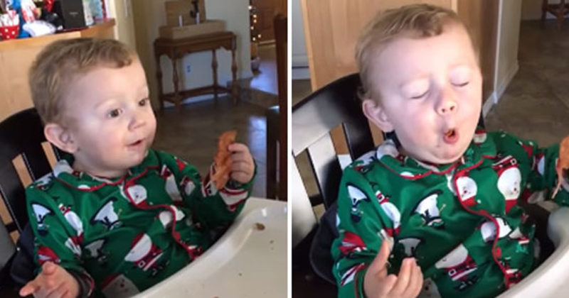 Baby Tries Bacon For The First Time...And Absolutely Loves It ...