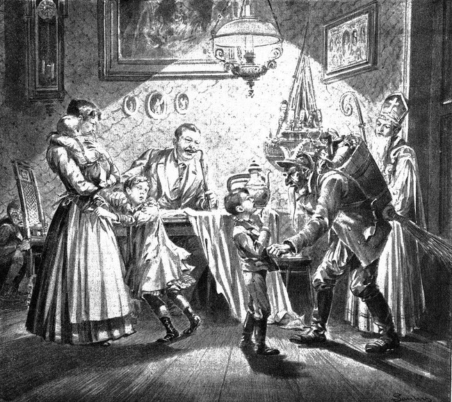 In Austro-Bavarian culture, it's said that Saint Nicholas brings gifts to every household. That's how it goes in almost every country's take on Christmas.