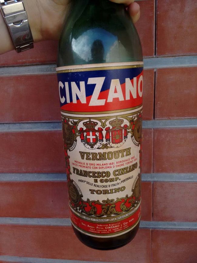 Redditor <a href="https://www.reddit.com/user/mvv_10" class="author may-blank id-t2_7o420" target="_blank">mvv_10</a> found this old bottle of vermouth (an Italian liquor) hidden away in the cupboard of his grandparents' house.