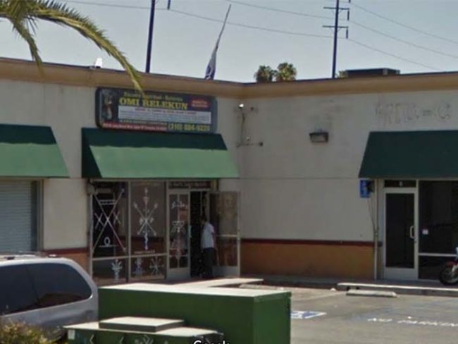 This is the shop in question, located on Long Beach Boulevard in the Compton area of Los Angeles.