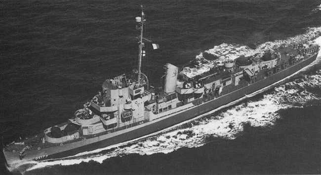 Supposedly, the Navy thought this would gives their ships an advantage over submarines by keeping them hidden from sight during World War II, so they began testing on the USS Eldridge in 1943.
